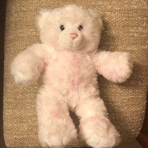 Build-A-Bear stuffer bear with pink accents